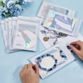 thumbnail image 3 of 50Pcs 4.7 x 7.8 Foil Ziplock Bags Small Holographic Bag Bulk Resealable Smell Proof Plastic Iridescent Sample Packing Pouches for DIY Making, 3 of 6