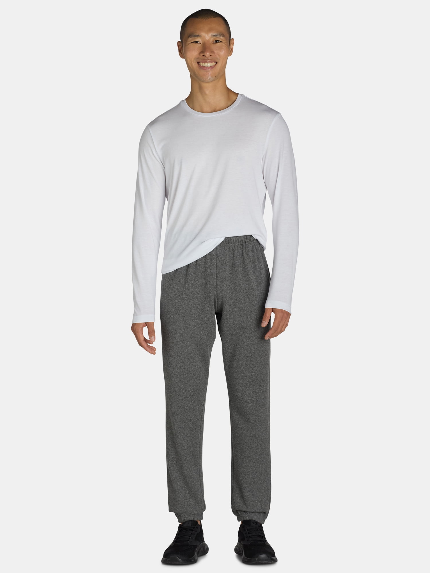 Athletic Works Men's and Big Men’s Fleece Jogger Pants, Sizes S-3XL