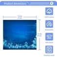 thumbnail image 5 of SKYSONIC Christmas Blue Snowflake Cotton Washcloths Set of 4, Highly Absorbent Soft Fingertip Towel for Bathroom, Gym, Hotel and Spa, 12 x 12 Inch, 5 of 7