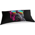 thumbnail image 1 of YingD Pitbull Chiens 3D Hip Hop Animaux Housse de Couette en Microfibre Simple, 1 of 5