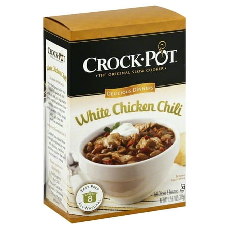 Crock-Pot White Chicken Chili, 12.87 OZ (Best White Chicken Chili Recipe Crock Pot)