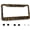 Cheetah Leopard Brown, variant on License Plate Frame with The Closer You Get Design, Stainless Steel Car Tag Holder, 2-Hole, 12 x 6 Inch, with Screws