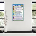 thumbnail image 3 of Educational How to Pray Poster Toddler And Child (1) Canvas Painting Posters And Prints Wall Art for Living Room Bedroom Decor Poster., 3 of 4