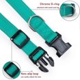 thumbnail image 3 of Reflective Dog Collar with Buckle Adjustable Safety Nylon Collars for Small Medium Large Dogs, Pink S Teal M, 3 of 4