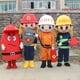 thumbnail image 2 of Disfraz de mascota de bombero, disfraz de cosplay, disfraz de carnaval, disfraz de personaje de dibujos animados, mascota recién llegada, 2 of 5