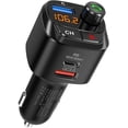 thumbnail image 1 of Car Bluetooth 5.0 FM Transmitter Wireless Bluetooth Radio Adapter Music Player/Car Kit, 1 of 9