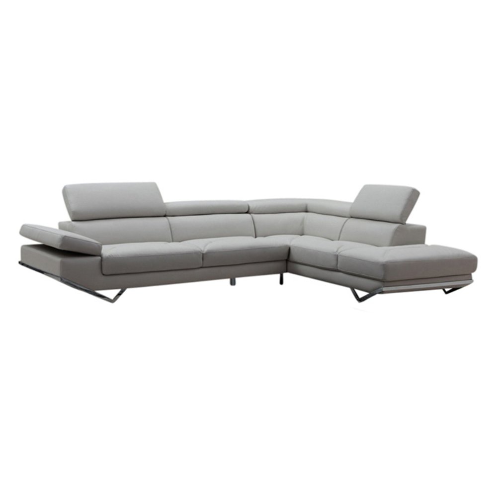 VIG Furniture Divani Casa Quebec Modern EcoLeather Sectional Sofa