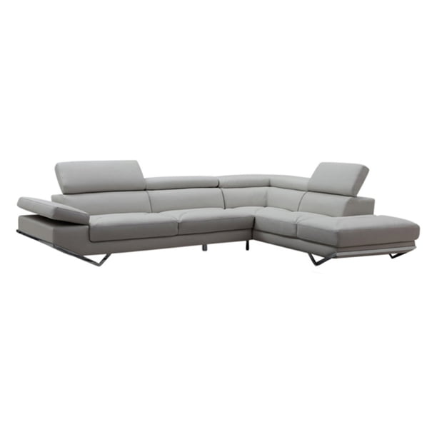 Vig Furniture Divani Casa Quebec Modern Eco Leather Sectional Sofa Walmart Com Walmart Com