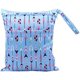 thumbnail image 1 of Bolsa seca húmeda reutilizable impermeable para bebé, bolsa de pañales, bolsa organizadora de pañales grande colgante impermeable lavable con cremallera doble bolsa de pañales de impresión oso de fresa Juguete, 1 of 6