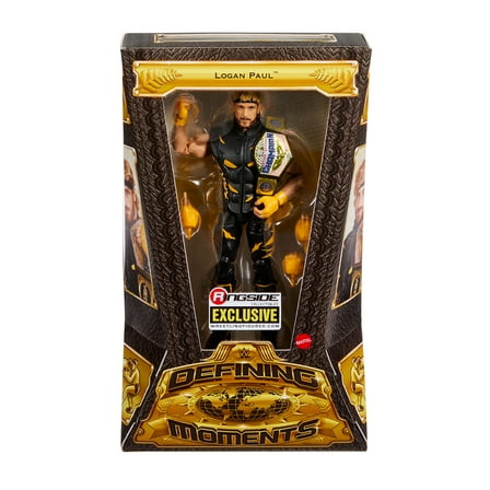 Logan Paul (US Title) - WWE Defining Moments Ringside Exclusive Mattel WWE Toy Wrestling Action Figure
