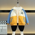 thumbnail image 4 of Bovxnpu Toddler Boys Girls Fall Winter Jacket, Boys Rain Jacket Hooded Raincoat Windbreaker Spring Children's Jacket Long Sleeve Children's Hooded Casual Thin Jacket, 4 of 5