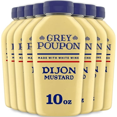Grey Poupon Dijon Mustard, 10 oz Bottle