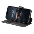 thumbnail image 4 of for iPhone 15 2-in-1 PU Leather Case, Detachable Wallet Case with Card Holder Stand, Removable Folio Protective Cover, Support Magnetic Car Mount, Magnetic Clasp, Shockproof Cover, Black, 4 of 11