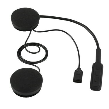 Motorcycle Helmet Bluetooth Headset Handsfree Headphone Call Earphone Microphone