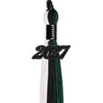 thumbnail image 6 of Endea Graduation Black/Hunter Green/White Graduation Tassel with Black Date Drop, 6 of 9