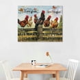 thumbnail image 2 of Nawypu Farmhouse Rooster Wall Art Country Chicken Kitchen Pictures Wall Decor Farm Old Barn Canvas Print Framed Modern Inspirational Quotes Painting Artwork for Bathroom Bedroom Living Room, 2 of 6