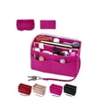 thumbnail image 2 of Make up Organizer Insert Bag For Handbag, Felt Bag with zipper, Travel Inner Purse, Fit Cosmetic Bags Fit Various Brand Handbags, 2 of 19