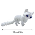 thumbnail image 2 of Figurita de gato adorable impresa en 3D, estatua de animal de dibujos animados, decoración para escritorio, modelo coleccionable, juguete para niños y adultos, 2 of 7