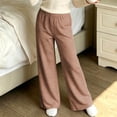 thumbnail image 5 of MKOSPLRT 4-16 Years Comfy Casual Pajama Pants Funny Striped Print Elastic Waist Palazzo Lounge Bottoms Baggy Wide Leg Pjs Sleepwear with Pocket, 5 of 8