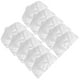 thumbnail image 4 of 10 piezas de ropa de plástico transparente cubiertas de hombro colgantes cubiertas de polvo de ropa, 4 of 6
