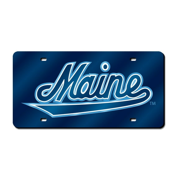 Maine Black Bears NCAA Laser Cut License Plate Cover