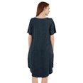 thumbnail image 3 of Inkmeso Nightgowns for WoMen's Short Sleeve W/ Round Neck Nightdress Jersey Tunic Loungewear, 3 of 7