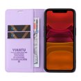 thumbnail image 5 of TECH CIRCLE Wallet Case for iPhone 11 (6.1 Inch) with Kickstand Magnetic Closure Flip Phone Cover, Glossy Luxury PU Leather Soft Silicone Shockproof Card Slots Holder Folio Protective Case,Purple, 5 of 14