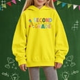 thumbnail image 1 of Chandails à Capuchon pour Enfants, Chandail à Capuchon Imprimé, Décontracté, Manches Longues, Chandail à Capuchon, Chandail, Chaud, Automne Hiver, Vêtements, Hauts pour Filles, Taille 9-10 Ans, 1 of 3