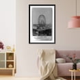 thumbnail image 3 of Historic Framed Print, Ferris wheel at the World's Columbian Exposition, Chicago, 1893, 17-7/8" x 21-7/8", 3 of 9