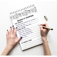 thumbnail image 4 of Inkdotpot To Do List Notepad 6 X 9 Paper Stationery, Classic White Floral To Do List Spiral Notepad Daily Checklist- Motivational Organizer Planner List Pad- Notepad Tear Off (50 Sheets), 4 of 5
