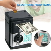 Onemayship Electronic Piggy Bank ATM Password Money Box Cash Coins Saving Auto Deposit Gift