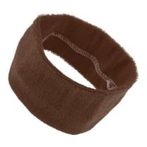 Unique Bargains Close-Fitting Headband Elastic Headband for Sport Deep Brown 1 Pc