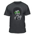 thumbnail image 1 of Bob Ross St. Patrick's Day Clover Shades Graphic T-Shirt (X-Large - Standard Fit, Charcoal Heather), 1 of 4