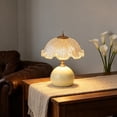 thumbnail image 6 of ICQOVD LED Handcrafted Eggshell Table Lamp Vintage Bedside Light Warm Ambient Home Decor for Bedroom Living Room office, 6 of 6