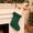 Green, variant on Large Christmas Stocking, 18.1 Inch Non Woven Hanging Pouch for Tree Fireplace and Wall, Festive Gift Bag Decoration for Home, Holiday Gift Pouch
