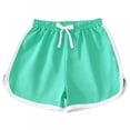 thumbnail image 1 of Casual Cotton Kids Girls Sports Yoga Gym Running Shorts Summer Beach Workout Pants, 1 of 2