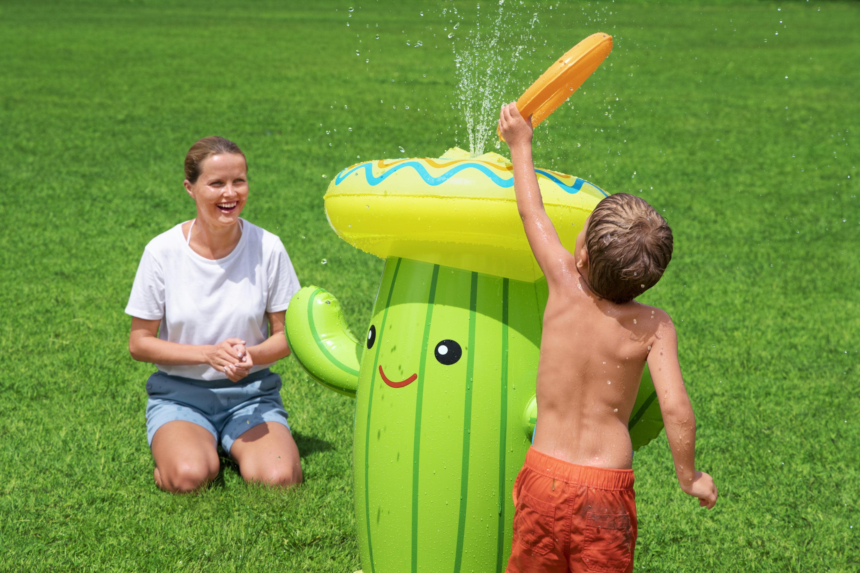 Inflatable Spiky & H2OGO! Kids Sprinkler Cacti Sweet