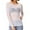 White, variant on Pntutb Womens See-Through Long Sleeve Seamless Arm Shaper Top Mesh Shirt Blouse