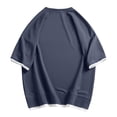 thumbnail image 4 of BRGZLK Men's Short Sleeved Casual Fashion Top Fake Summer Waffle T-Shirt Crew Neck Pullovers Workout Casual Tee Tops, 4 of 7