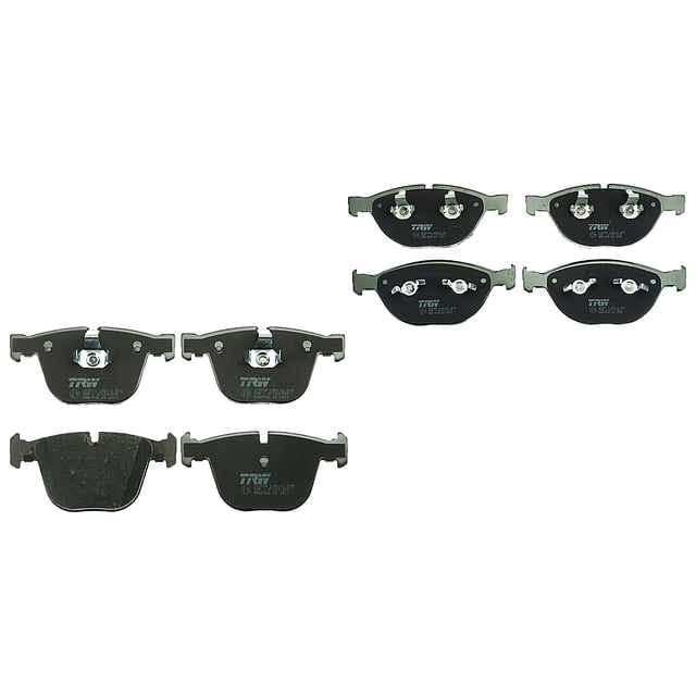 Set Balatas Bajos Metales 650i 2006 A 2010 BMW TRW 1 Kit Completo Delantero y Trasero Bajos metales