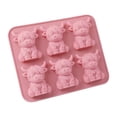 thumbnail image 2 of Mini Highland Cow Ice Mold, Highland Cow Silicone Mould– Cute 3D Ice for Drinks, Cocktails & Parties, Gifts for Animal Lovers & Entertaining Mini Highland Cow Ice Mold-Pink-1pc-A3, 2 of 7
