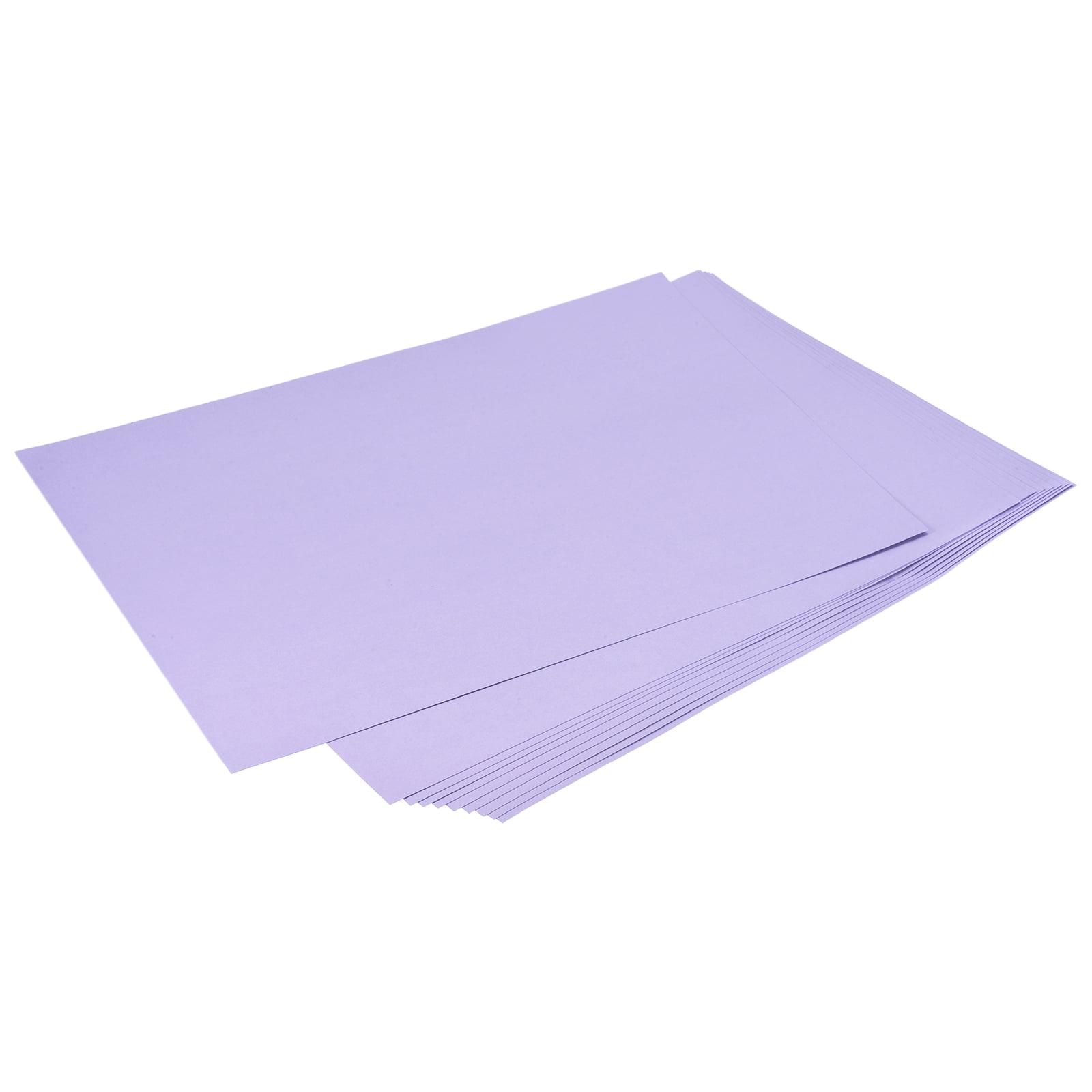 Uxcell Cardstock Scrapbook Paper 8.3' x 11.7', 74 Lb/200 Gsm, Light Purple 20 Pack