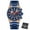 Blue Gold with Box, variant on MINI FOCUS Luxury Brand Fashion Men Watches Stainless Steel Band Mens Wristwatch Quartz Watch Waterproof Relogio Masculino Blue