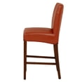 thumbnail image 4 of Milton Bonded Leather Counter Stool With Kickplate, Multiple Colors, 4 of 8