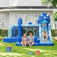 thumbnail image 5 of Dinosaur Bounce House with Slide & Climbing Wall, Oxford Cloth Inflatable Castle, Air Blower, Outdoor Backyard Jumper for Kids, 5 of 8