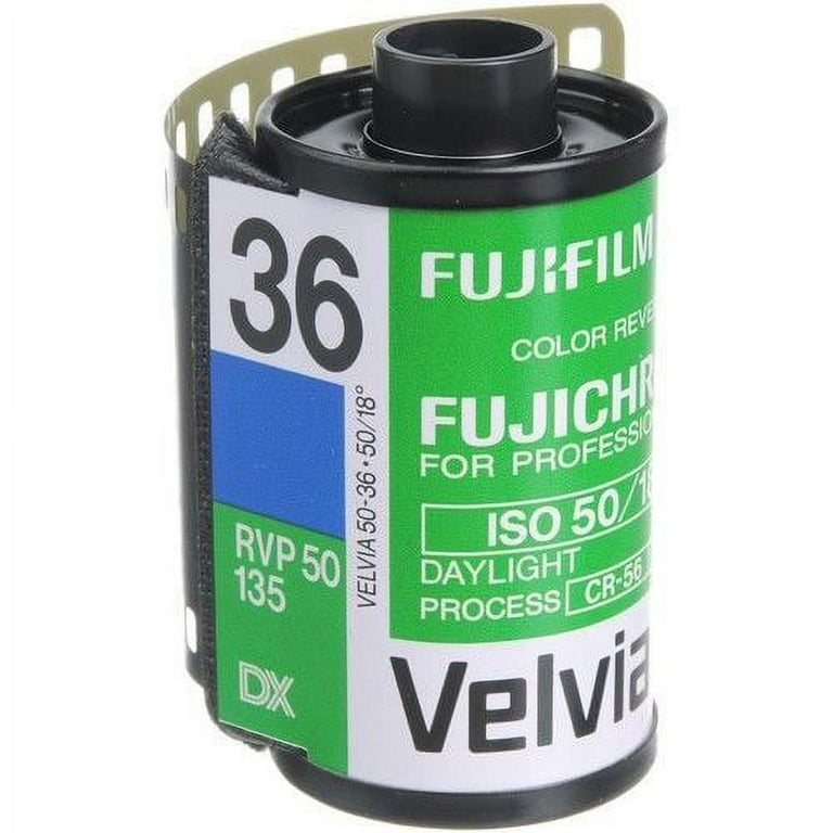 【FUJIFILM】Velvia Fujifilm Velvia 50 Color Slide Film, 35mm, ISO 50, Vibrant Color