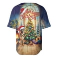 thumbnail image 2 of Merry Christmas German Shepherd Santa Hat Xmas Tree Winter Holiday All Over Print 3D Baseball Shirt Alsatian Dog Lover Gifts Softball Sport - 01013, 2 of 6