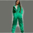 thumbnail image 4 of Mono deportivo de una pieza con capucha para mujer, estilo casual, 9812, 4 of 5