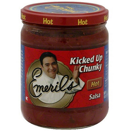 Emeril's Kicked Up Thick & Chunky Salsa, 16 oz (Pack of 6)