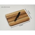 thumbnail image 3 of Vesta Homes Extra Large Wooden Cutting Board | 18 * 12 Inches | Chopping, Serving Board/Block for Vegetables, Fruits, Cheese and Charcuterie | Natural Acacia Wood | 1" Thick | Handcrafted in India, 3 of 7